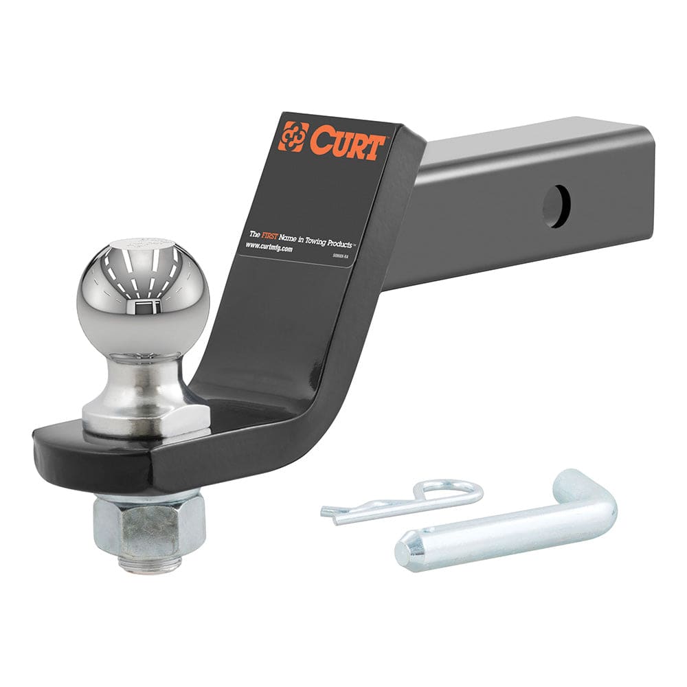 CURT Loaded Ball Mount w/2" Ball - 2" Shank - 4" Drop - 7,500 lbs [45056] - Twin Screws Marine Service