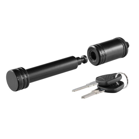 CURT 5/8" Hitch Lock - 2" Receiver - Barbell - Black [23518] - Twin Screws Marine Service