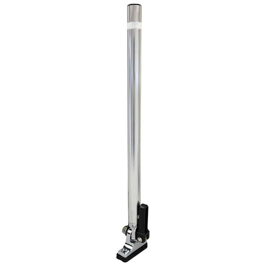 Perko 14" Folding Mount Pole Light - White All Round Light w/Quick Adjust Mount [1672DP0ALU] - Twin Screws Marine Service