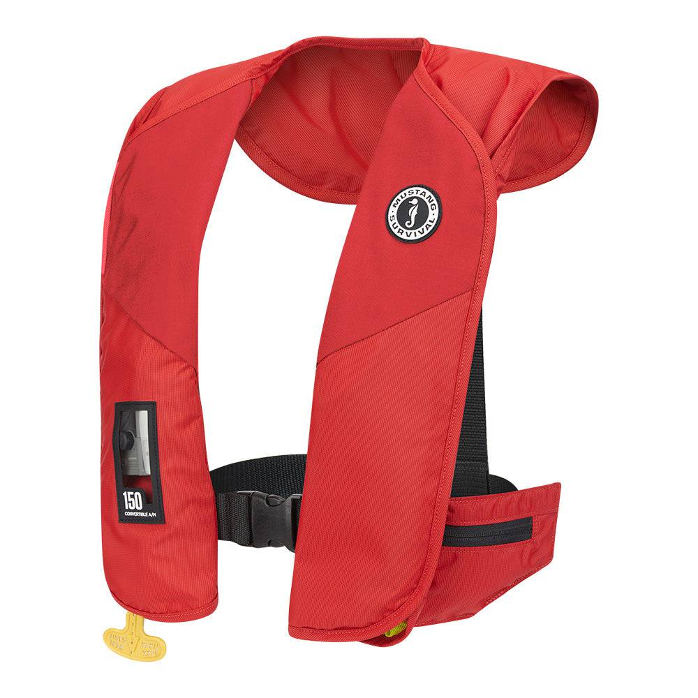 Mustang MIT 150 Convertible Inflatable PFD - Red [MD2020-4-0-202] - Twin Screws Marine Service