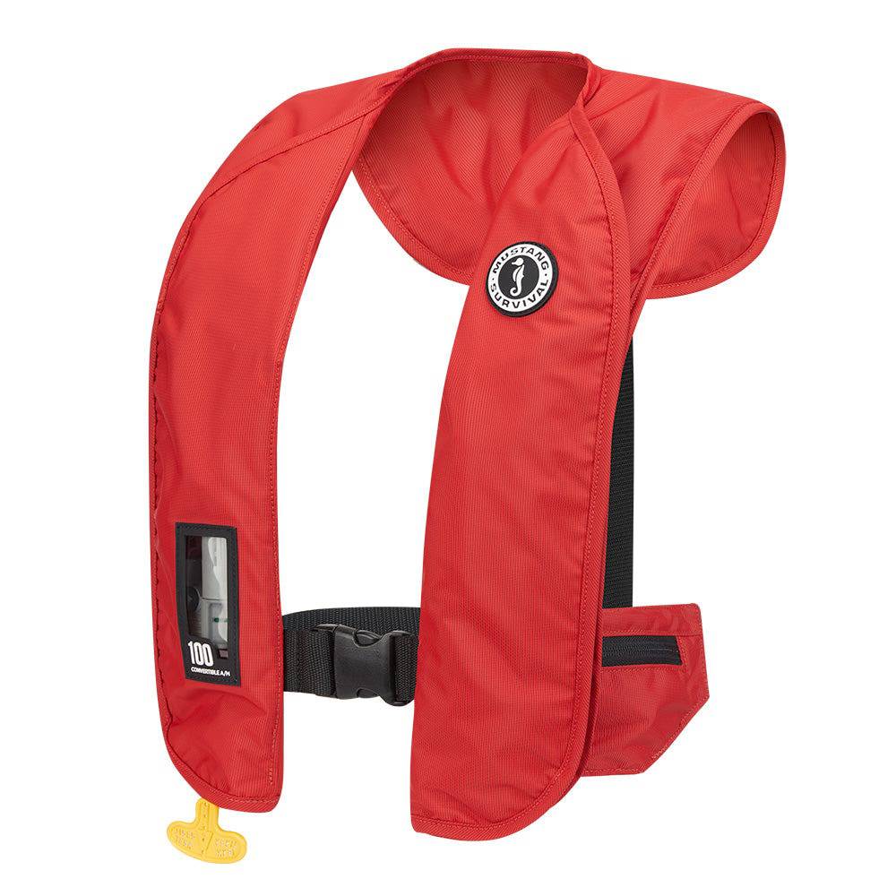 Mustang MIT 100 Convertible Inflatable PFD - Red [MD2030-4-0-202] - Twin Screws Marine Service
