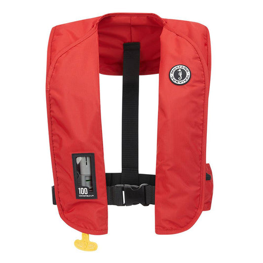 Mustang MIT 100 Convertible Inflatable PFD - Red [MD2030-4-0-202] - Twin Screws Marine Service