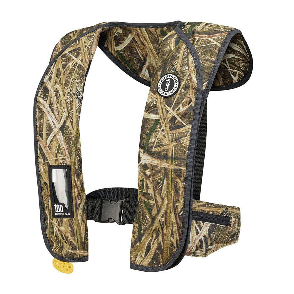 Mustang MIT 100 Convertible Inflatable PFD - Camo [MD2030CM-261-0-202] - Twin Screws Marine Service