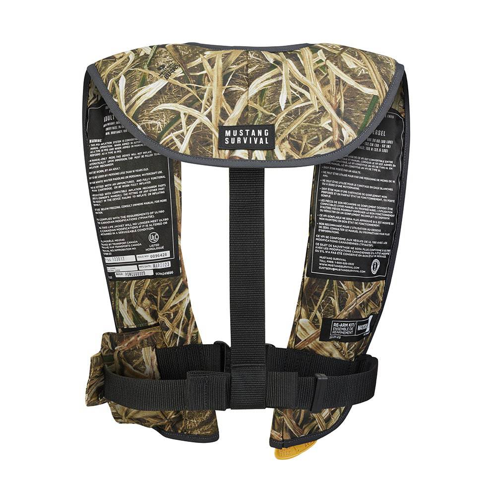 Mustang MIT 100 Convertible Inflatable PFD - Camo [MD2030CM-261-0-202] - Twin Screws Marine Service