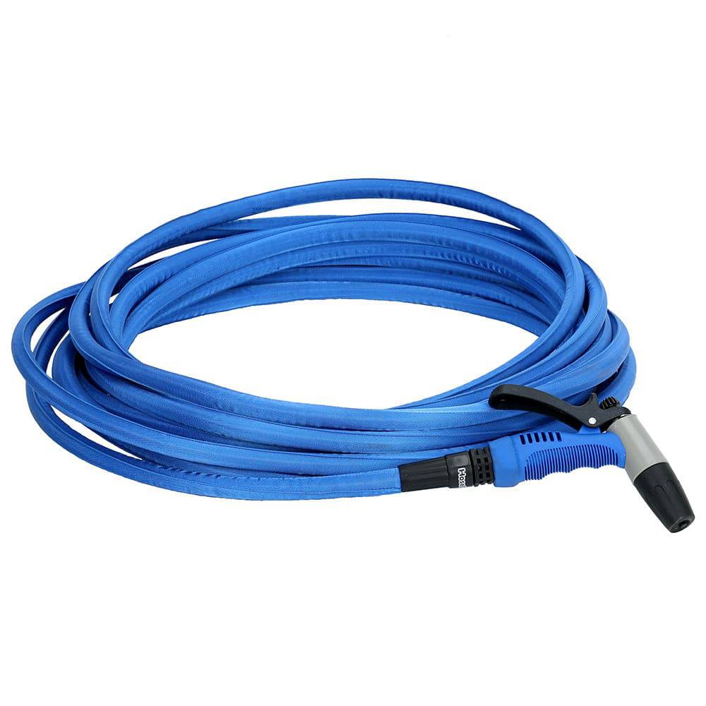 HoseCoil 25 Blue Flexible Hose Kit w/Rubber Tip Nozzle [HF25K] - Twin Screws Marine Service