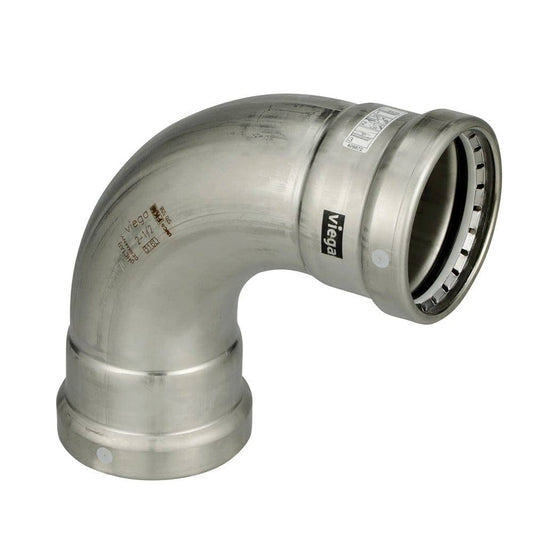 Viega MegaPress 316 FKM 2-1/2" 90 Degree Elbow [98405] - Twin Screws Marine Service