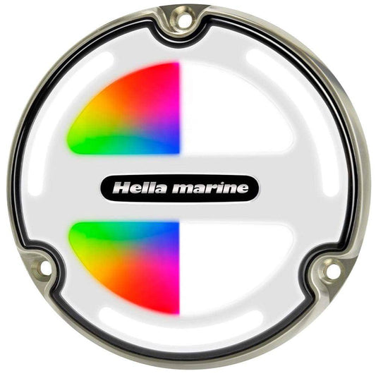 Hella Marine Apelo A3 RGBW Underwater Light - Bronze - White Lens [016831001] - Twin Screws Marine Service