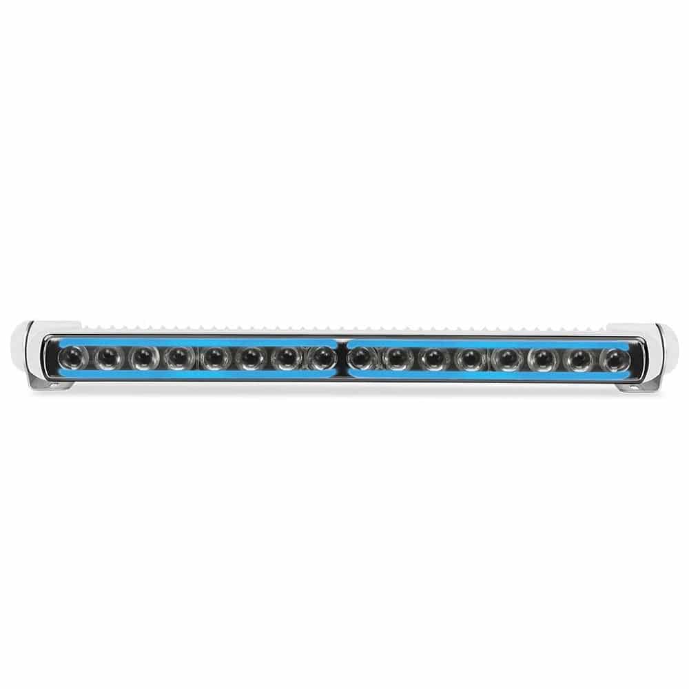 Hella Marine Sea Hawk-470 Pencil Beam Light Bar w/Blue Edge Light  White Housing [958140531] - Twin Screws Marine Service