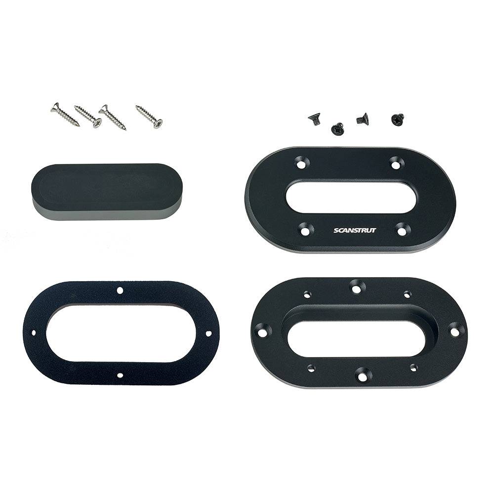 Scanstrut Black Anodized Aluminum Low-Profile Multi Cable Seal f/Cables Up to 15mm [DS-LP-MULTI-BLK] - Twin Screws Marine Service