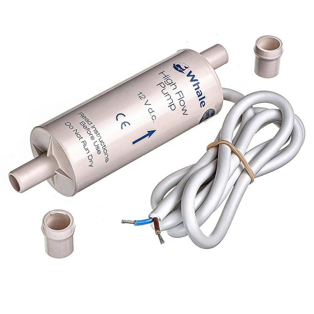 Whale Inline Booster High Flow Electric Galley Pump - 12V [GP1692] - Twin Screws Marine Service