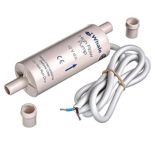 Whale Inline Booster High Flow Electric Galley Pump - 12V [GP1692] - Twin Screws Marine Service