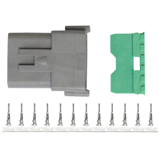 Pacer DT Deutsch Receptacle Repair Kit - 14-18 AWG (12 Position) [TDT04F-12RP] - Twin Screws Marine Service