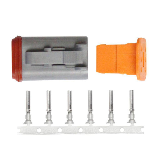 Pacer DT Deutsch Plug Repair Kit - 14-18 AWG (6 Position) [TDT06F-6RS] - Twin Screws Marine Service