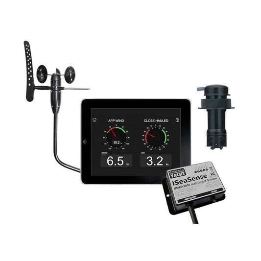 Digital Yacht iSeaSense Wireless Speed Depth Temp Pack Plus Wind [ZDIGISSPK2] - Twin Screws Marine Service