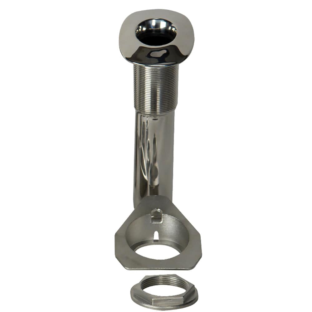 C.E. Smith 80 Series Screwless Flush Mount Rod Holder - 15 Degree - Stainless Steel - Cast Bottom - Black Liner [53687C] - Twin Screws Marine Service