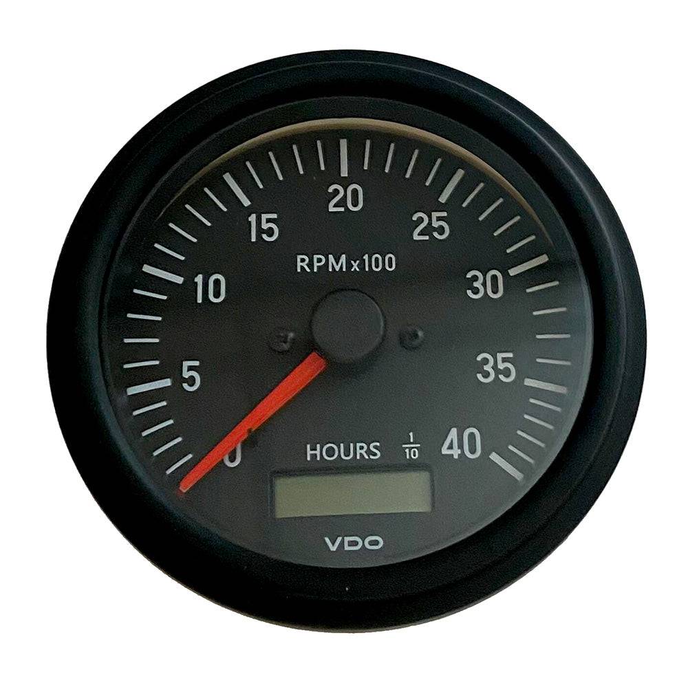 VDO Cockpit International Gen II 4K RPM Tachometer w/Hourmeter [333-93500] - Twin Screws Marine Service