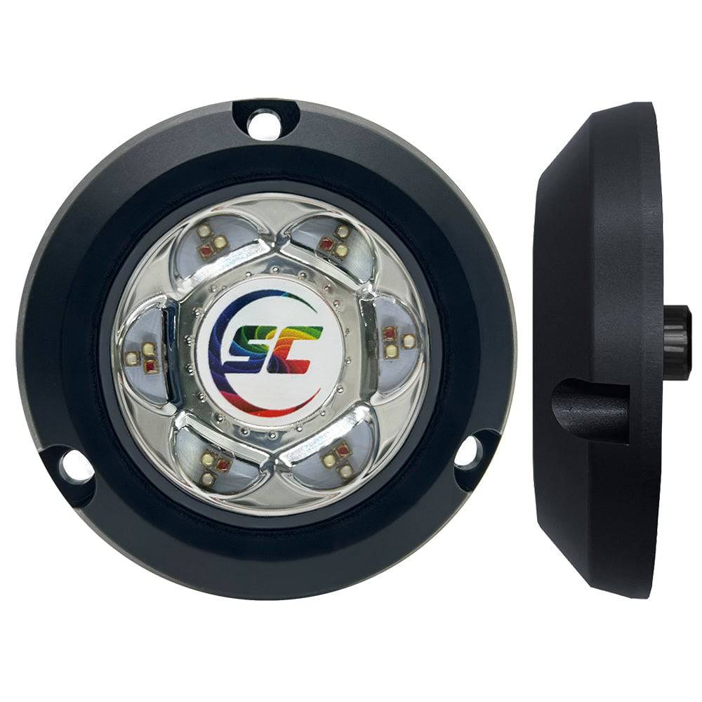 Shadow-Caster SC2 Series Polymer Composite Surface Mount Underwater Light - Full Color [SC2-CC-CSM] - Twin Screws Marine Service