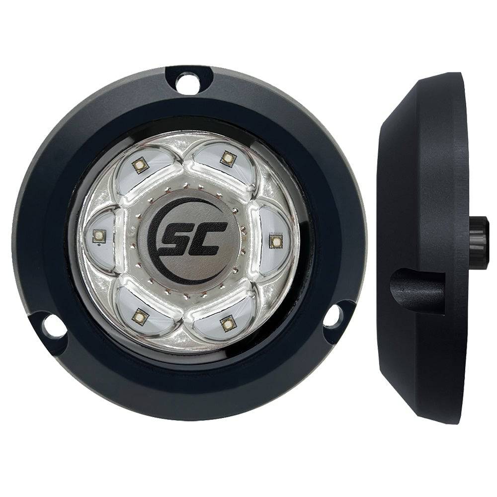 Shadow-Caster SC2 Series Polymer Composite Surface Mount Underwater Light - Great White [SC2-GW-CSM] - Twin Screws Marine Service