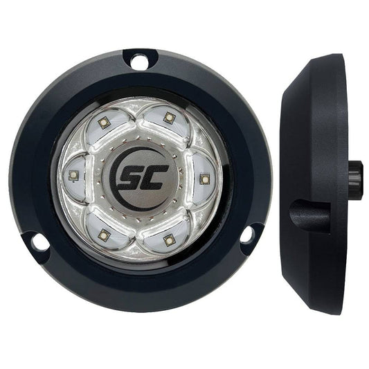 Shadow-Caster SC2 Series Polymer Composite Surface Mount Underwater Light - Great White [SC2-GW-CSM] - Twin Screws Marine Service