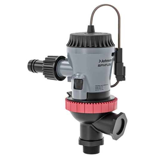 Johnson Pump Aqua O2 Twin Port 500 GPH Aerator Pump - Flex Mount - 12V [10-13649-01] - Twin Screws Marine Service