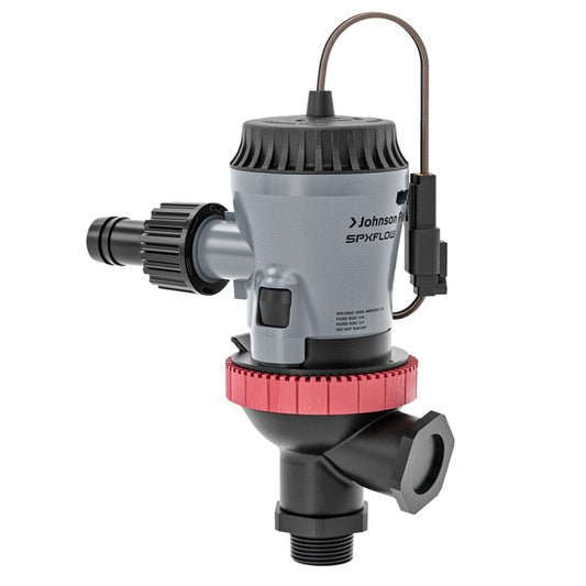 Johnson Pump Aqua O2 Twin Port 800 GPH Aerator Pump - Flex Mount - 12V [10-13650-01] - Twin Screws Marine Service
