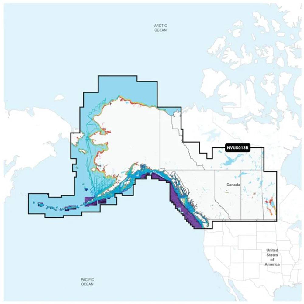 Garmin Navionics Vision+ NVUS013R Canada, West  Alaska [010-C1485-00] - Twin Screws Marine Service