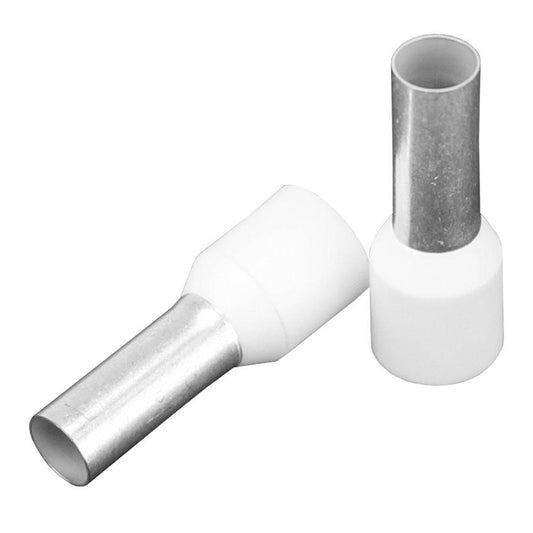 Pacer Ivory 8 AWG Wire Ferrule - 12mm Length - 10 Pack [TFRL8-12MM-10] - Twin Screws Marine Service