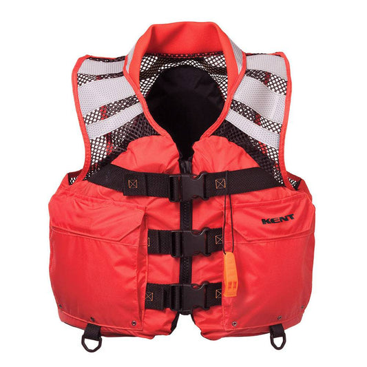 Kent Mesh Search  Rescue Commercial Vest - XL [151000-200-050-24] - Twin Screws Marine Service