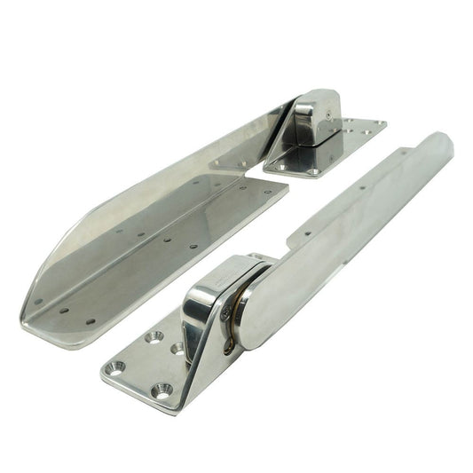 TACO Command Ratchet Hinges - 18-1/2" - 316 Stainless Steel - Pair [H25-0023R] - Twin Screws Marine Service