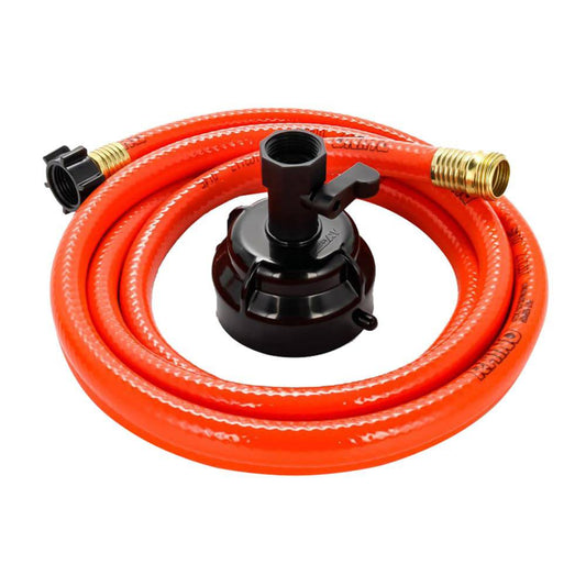 Camco RhinoFlex 10 Clean Out Hose w/Rinser Cap - 5/8" Internal Diameter [22999] - Twin Screws Marine Service