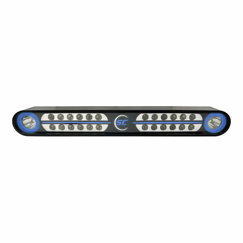 Shadow-Caster Eagle Ray LED Light Bar - Black Housing  Dual Optics [SCM-EAGLE-RAY-BK] - Twin Screws Marine Service