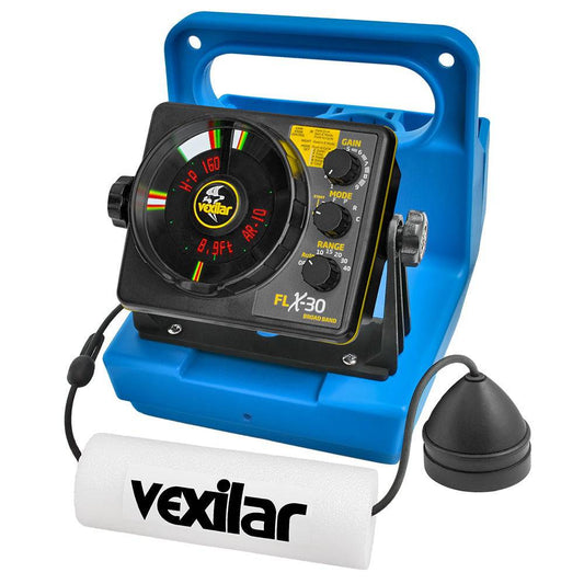 Vexilar FLX-30 Genz Pack w/Broad Band Ice Ducer  Vexilar Lithium Battery [GPLI30BB] - Twin Screws Marine Service