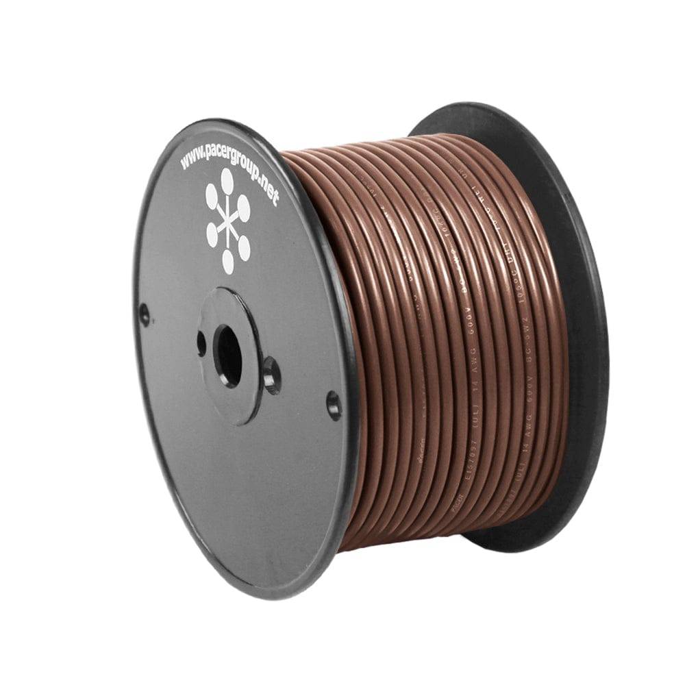 Pacer Brown 10 AWG Primary Wire - 20' [WUL10BR-20] - Twin Screws Marine Service