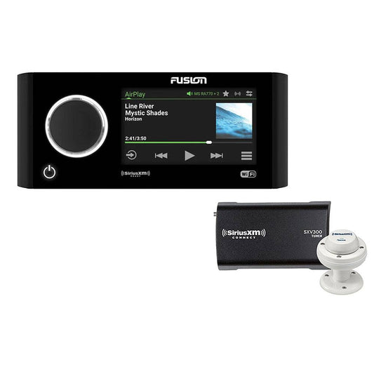 Fusion Apollo MS-RA770 Touchscreen AM/FM/BT/SiriusXM Stereo w/SiriusXM SXV300 Connect Tuner  Marine/RV Antenna [010-01905-00/SXM] - Twin Screws Marine Service