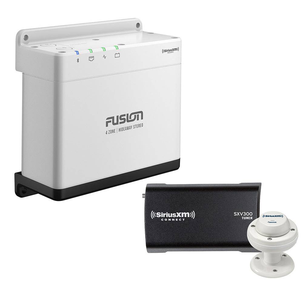 Fusion MS-WB675 Marine Hideaway Stereo w/SiriusXM SXV300 Connect Tuner  Marine/RV Antenna [010-02346-50/SXM] - Twin Screws Marine Service