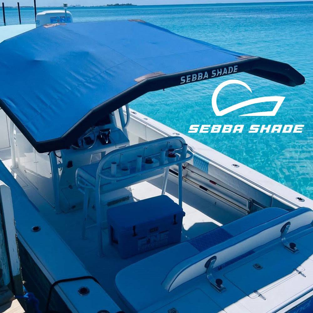 Sebba Shade 8 x 12 ft. Seafoam Sun Shade f/Boats 26'+ [SS8X12SFM] - Twin Screws Marine Service