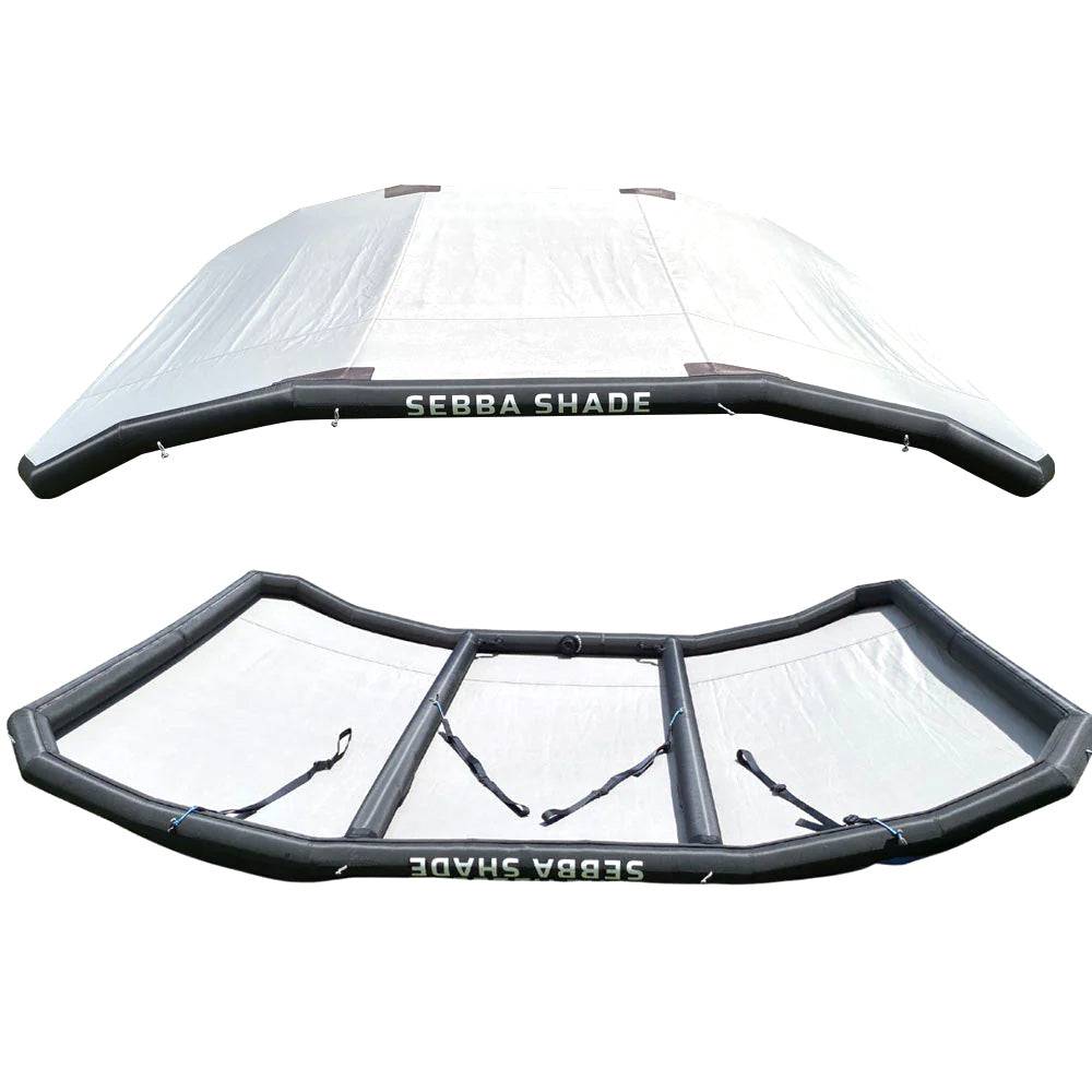 Sebba Shade 8 x 12 ft. White Sun Shade f/Boats 26'+ [SS8X12WHT] - Twin Screws Marine Service