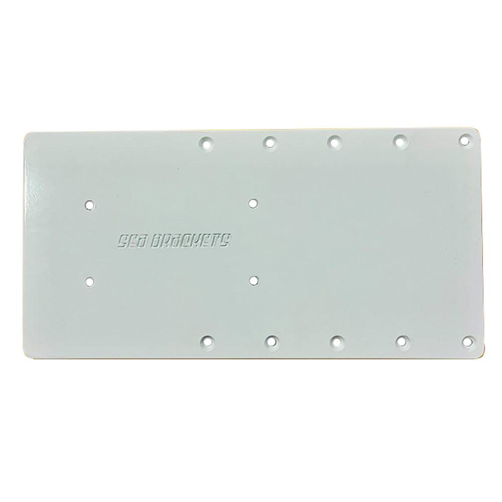 Sea Brackets 14" Straight Trolling Motor Plate f/Garmin's Kraken [SEA2312] - Twin Screws Marine Service