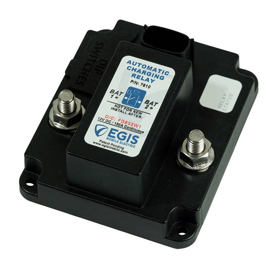 Egis Programmable Automatic Charging Relay (ACR) 160A, 12V [7610] - Twin Screws Marine Service