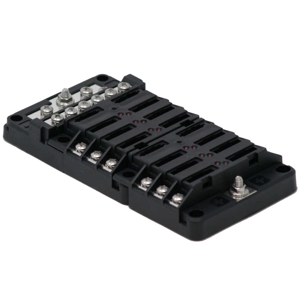 Egis RT Fuse Block 12 Position w/Ground  LED Indication [8026] - Twin Screws Marine Service