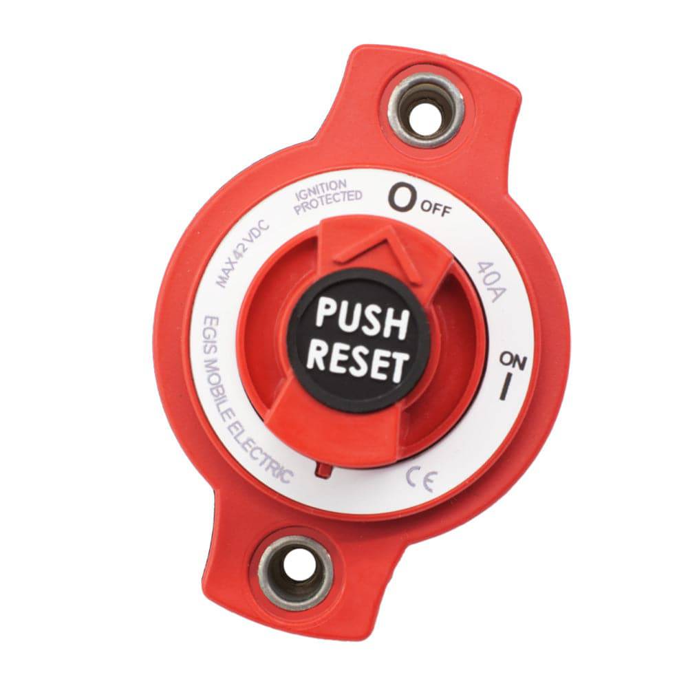 Egis 40A Panel Mount Mini Circuit Breaker [4701-40] - Twin Screws Marine Service