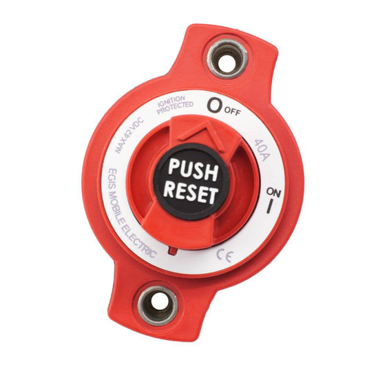 Egis 40A Panel Mount Mini Circuit Breaker [4701-40] - Twin Screws Marine Service