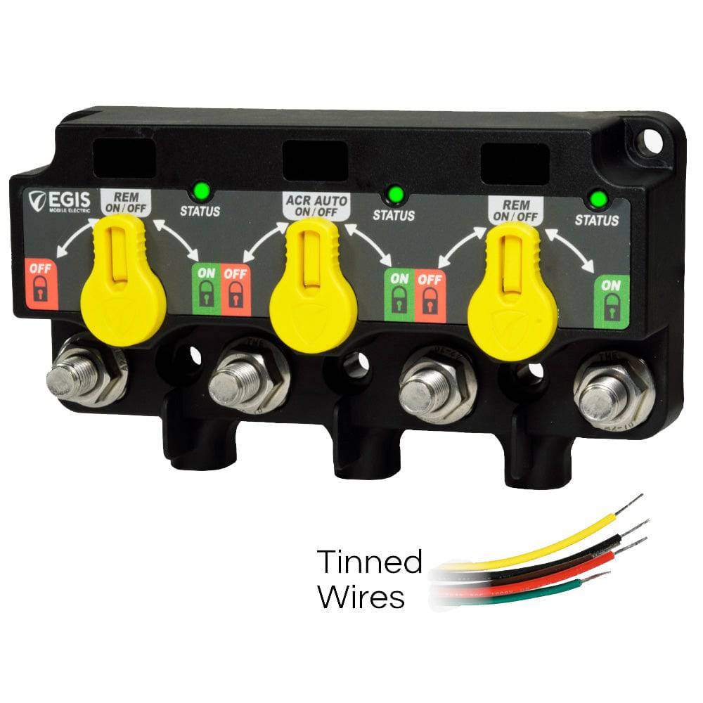 Egis XD Series Triple Flex 2 Relay-ACR-Relay w/Knobs  Tinned Wires [8730-1535] - Twin Screws Marine Service