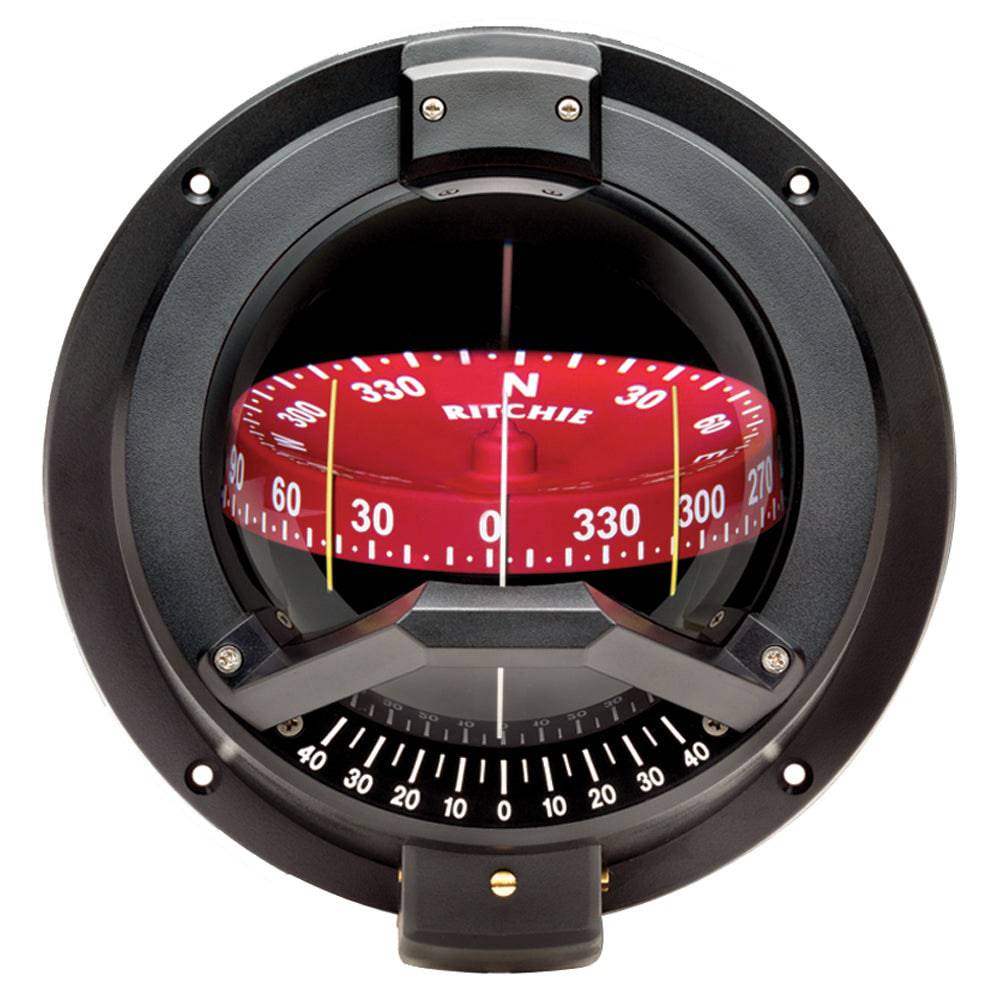 Ritchie BN-202 Navigator Compass - Bulkhead Mount - Black [BN-202] - Twin Screws Marine Service