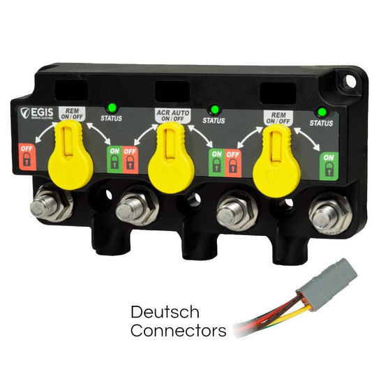 Egis XD Series Triple Flex 2 Relay-ACR-Relay w/Knobs  3X DTM Connector [8830-1535] - Twin Screws Marine Service