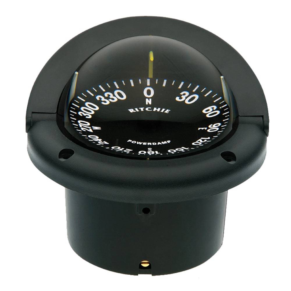 Ritchie HF-742 Helmsman Compass - Flush Mount - Black [HF-742] - Twin Screws Marine Service