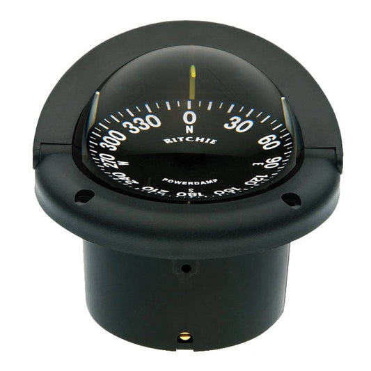 Ritchie HF-742 Helmsman Compass - Flush Mount - Black [HF-742] - Twin Screws Marine Service