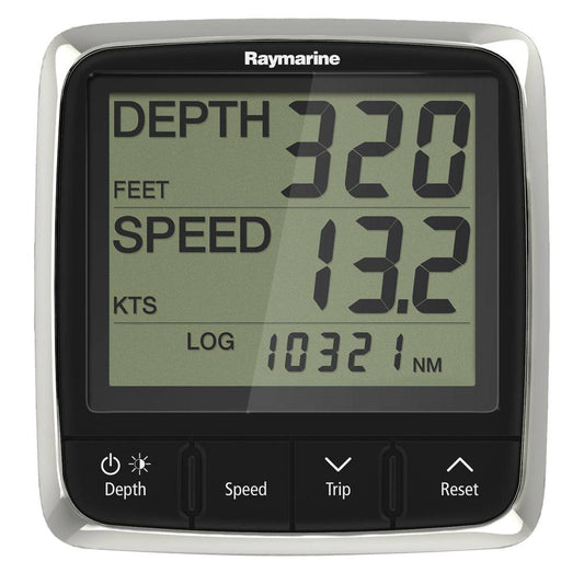 Raymarinei50 SeaTalkng Instruments - Tridata w/Thru-Hull Transducer [T70582] - Twin Screws Marine Service