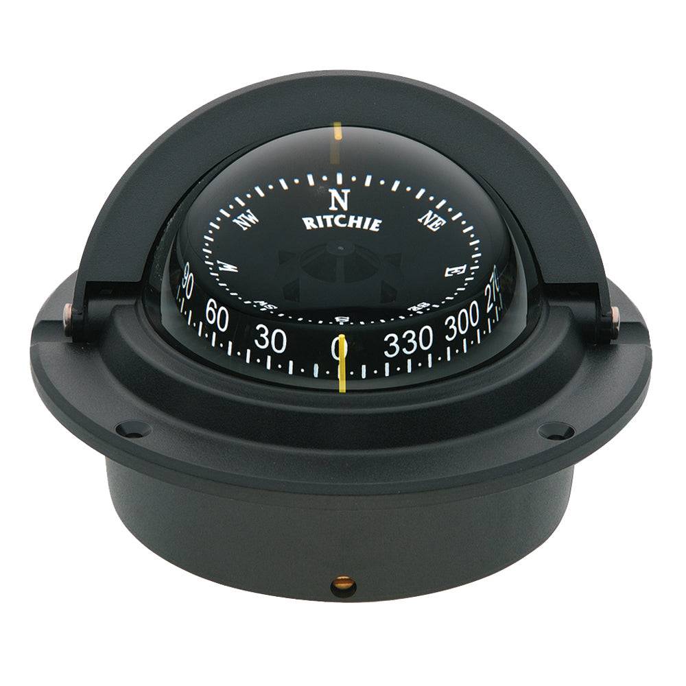 Ritchie F-83 Voyager Compass - Flush Mount - Black [F-83] - Twin Screws Marine Service