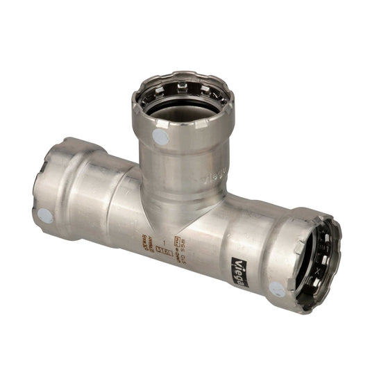 Viega MegaPress 316 FKM Tee - 1-1/4" x 1-1/4" x 1-1/4" [91640] - Twin Screws Marine Service